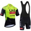 Set Fietsshirt + Korte Koersbroek 2025 UAE TEAM EMIRATES Groente